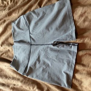 Gingham Check Nike biker shorts